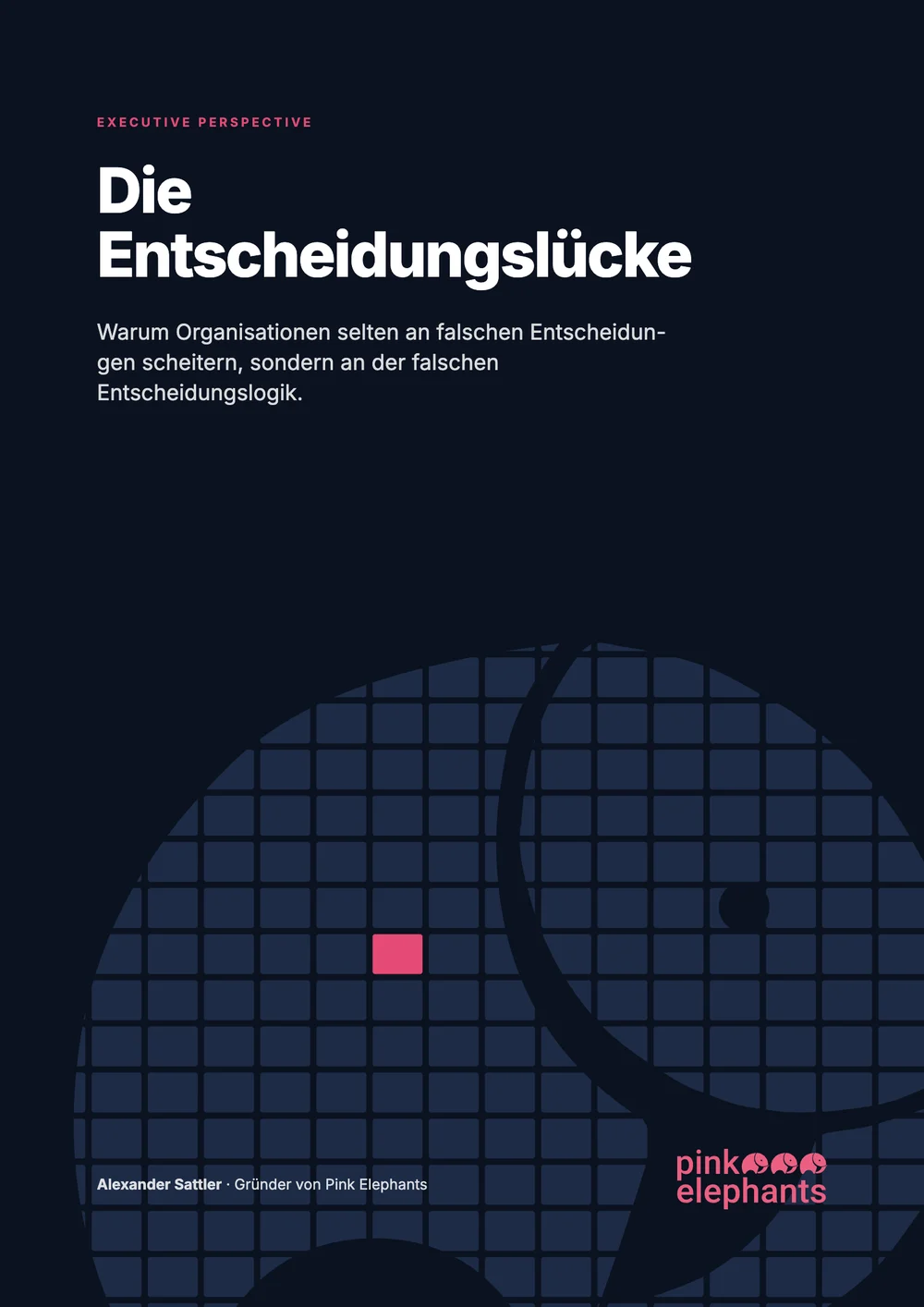 Titelseite: Die Entscheidungslücke